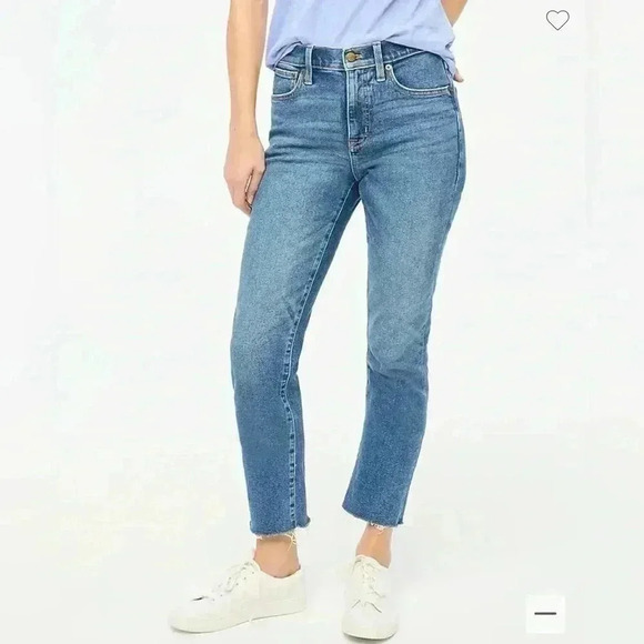 JCREW essential straight jean in all-day stretch - NWT - Size 26 - Picture 1 of 9